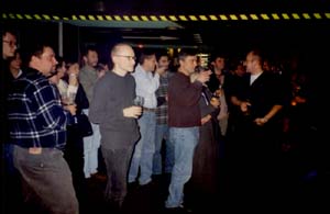 Bednarek (I z prawej). Grudzien 1999, klub IKS